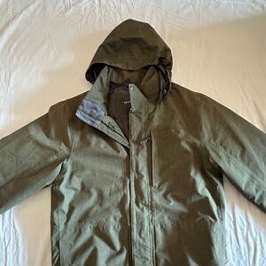 Eddy Bauer Jacket weatherproof olive